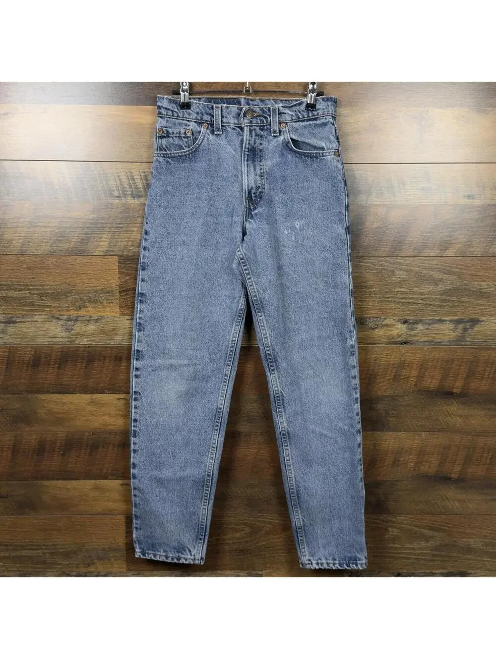 Vintage Levis 550 Relaxed Fit Tapered Jeans 29x30 Made in USA Distressed